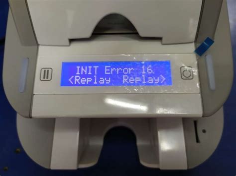 smart card printer init error 16|idp smart card printer driver.